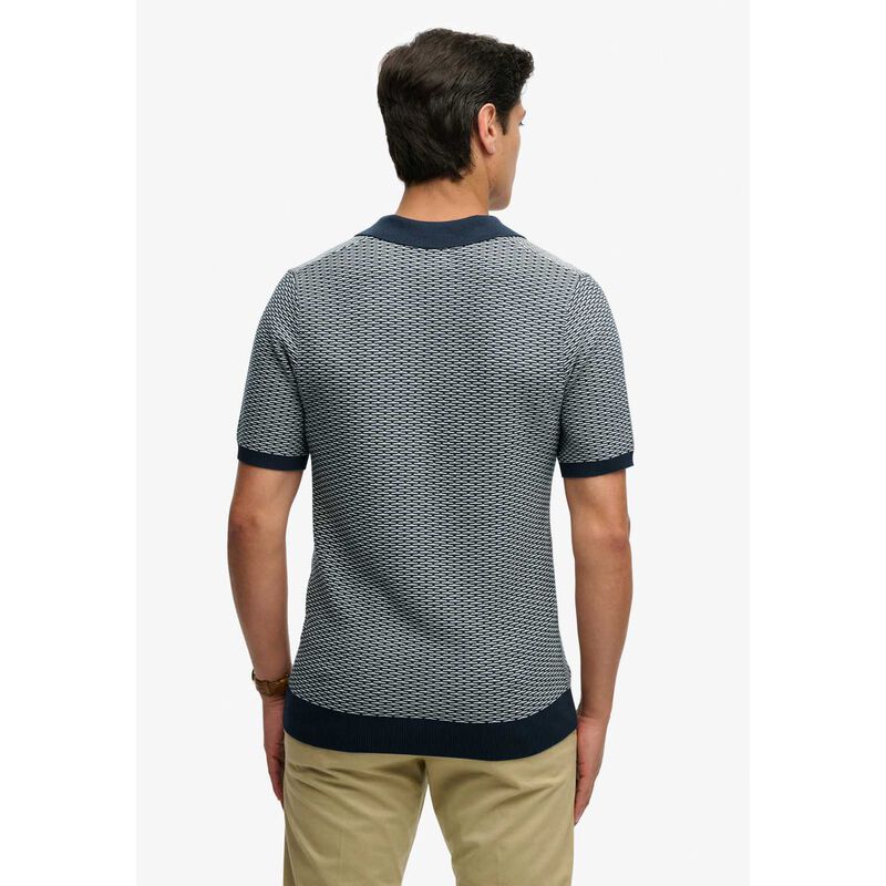 Superdry Johnny Collar Knitted Polo image number 1